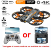 A21 MAX UAV] [Two types of remote controls available] HD electric adjustment dual cameras, equipped with a 4.5-inch screen