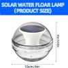 Outdoor Solar Rechargeable Floating Pool Lights,Pool Lights That Float with Solar Charging Panel,IPX7 Waterproof for Inground Pool, Bathroom, Bathtub