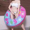 1pc Girl's Flamingo Swimming Ring For Pool Party; Water Park; Swimming Accessories