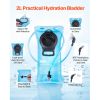 Hydration Backpack, 25L Insulated Hydration Pack Backpack with 2L TPU Water Bladder, Hiking Water Backpack with Storage for Men Women