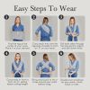 Baby Wrap, Buttery-Soft Baby Carrier Newborn to Toddler 8-25 Lbs., Lightweight & Hands-Free Breathable Summer Carrier
