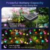 Solar Garden Lights, LED Swaying Solar Lights Outdoor Waterproof, Warm White Firefly Outdoor Decorative Lights, Garden Decor, Yard, Patio