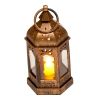 12 Pcs Decorative Candle Lantern, LED Electric Flameless Candle, Plastic LED Holder with Glass