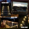 32/16 PCS Decorative Light Solar Energy Waterproof and Dustproof Light Source Sensing Suitable for Shopping Malls Guardrails Decks Stairs Gardens Cour
