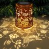 Hummingbird Solar Lanterns Garden Decor Birthday Gifts for Women Mon Grandma Metal Hanging Solar Lights Outdoor Decoration for Outside LED Lanterns fo